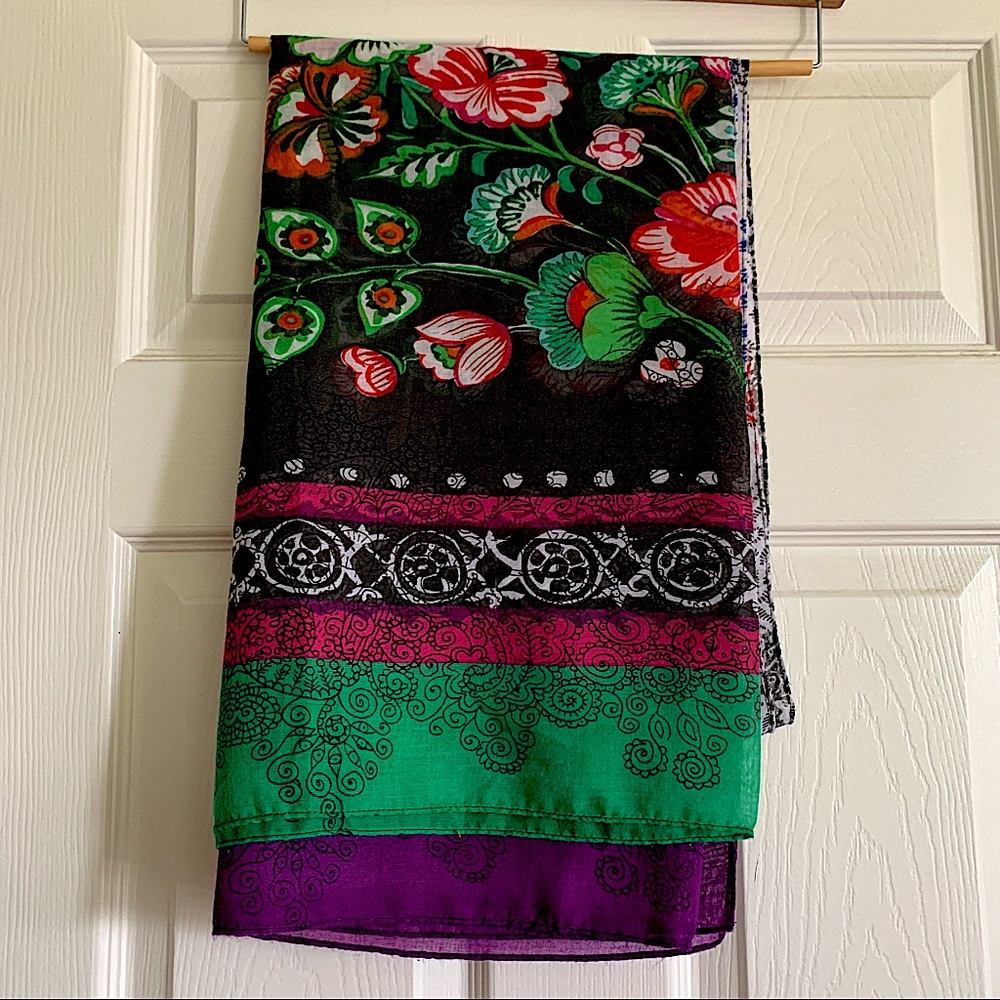 Spanish brand Desigual, signature vibrant colour & exotic pattern
